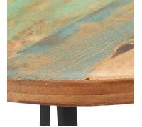 ""Soldes Moment""Table de repas(1 pc) - YUYUE - Table de salle à manger - 80cm Bois de récupération massif - Montage Facile M0_4298945