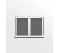 Soleil d'Ocre 043542 Dolly Paire de Brise Bise Polyester Anthracite 60 x 90 cm
