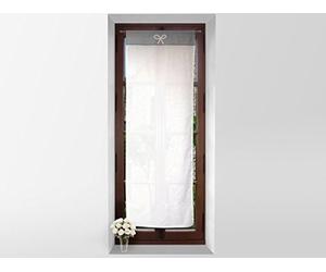 Soleil d'Ocre 046681 Emilie Brise Bise Brodé Coton Gris 70x200 cm