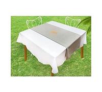 Soleil d'ocre 800692 Baguette Chemin de Table Coton Gris 40 x 140 x 1 cm