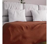 Jeté de lit ou canapé 180x220 cm ADELE brique , par Soleil d'ocre