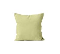 Soleil d'ocre, Alix Coussin déhoussable Polyester Vert Citron 60x60 cm