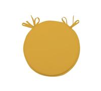 Soleil d'ocre, Alix Dessus de Chaise Bistrot, Polyester, Jaune radieux, 40 cm