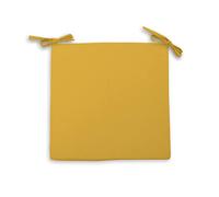 Dessus de chaise outdoor imperméabilisé 40X40X5 cm ALIX jaune, par Soleil d'ocre