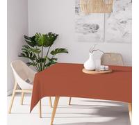 Soleil d'ocre, Alix Nappe 160x270 cm, Corail, Polyester déperlant