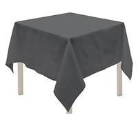 Nappe anthracite avec doublure non-tissée, 180 x 180 cm