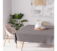 Nappe anti-tâches carrée 140X140 cm ALIX gris, par Soleil d'Ocre
