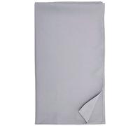 Soleil d'ocre, Alix Nappe Rectangle Anti-tâches, Polyester, Gris, 140x240 cm