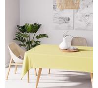 Nappe anti-tâches rectangle 140x240 cm ALIX vert citron, par Soleil d'Ocre