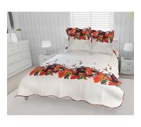 Soleil d'ocre Amelie Boutis, Coton, Beige, 220x240 cm