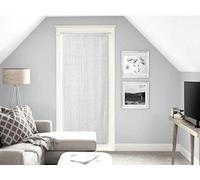 Soleil d'ocre Brise Bise, Polyester, Blanc, 70 x 200 cm