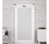 Soleil d'ocre, Brise bise Pur Coton 70x200 cm Love Gris