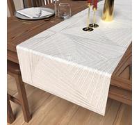 Soleil d'ocre, Chemin de Table 40x180 cm Luxury Blanc