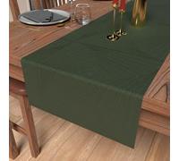 Chemin De Table 40x180 Cm Luxury Vert, Par Soleil D'ocre