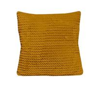 Soleil d'ocre, Coussin 45x45 cm COCOONING Moutarde