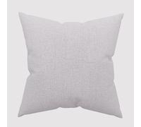 Soleil d'ocre, Coussin décoratif 45x45 cm Eclipse Blanc