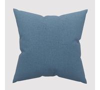 Soleil d'ocre, Coussin décoratif 45x45 cm Eclipse Bleu Canard