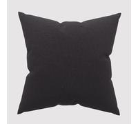 Soleil d'ocre, Coussin décoratif 45x45 cm Eclipse Noir