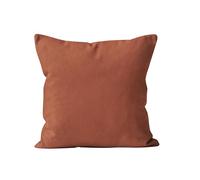 Soleil d'ocre, Coussin déhoussable 40x40 cm Alix Corail