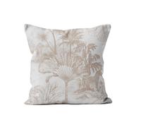 Coussin déhoussable imprimé en polycoyon 40x40 cm KENYA, par Soleil d'Ocre