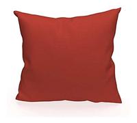 Coussin En Coton 40x40 Cm Panama Brique, Par Soleil D'ocre