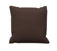 Coussin en coton 40x40 cm PANAMA brun, par Soleil d'Ocre