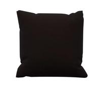 Coussin en coton 40x40 cm PANAMA noir, par Soleil d'Ocre