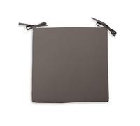 Soleil d'ocre, Dessus de Chaise Alix Moka, Polyester, 40x40x3 cm