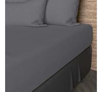Soleil d'Ocre – Drap housse Coton 57 fils Gris 160x200 cm