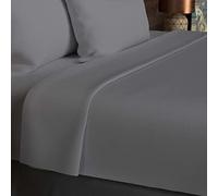 Soleil d'ocre, Drap Plat, Coton 57 Fils, Gris, 180x290 cm