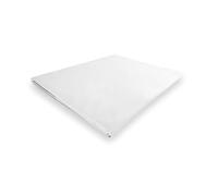 Drap plat en polycoton 280x300 cm PERCALE blanc, par Soleil d'ocre