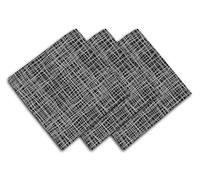 Soleil d'ocre, Galaxy Serviette de Table, Polyester, Noir, 45x45 cm