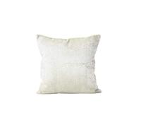 Soleil d'ocre Housse de Coussin 40x40 cm Velours Naturel