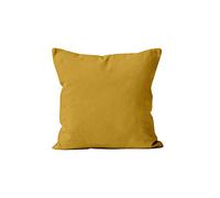 Soleil d'Ocre Housse de Coussin 60x60 cm Alix Jaune, Polyester