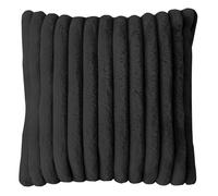 Housse De Coussin Flanelle 60x60 Cm Himalaya Anthracite, Par Soleil D'ocre