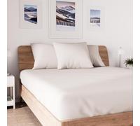Drap housse en coton 140x190 cm JERSEY lin, par Soleil d'ocre
