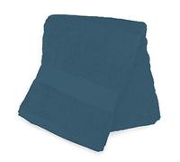Drap De Bain En Coton 500 Gr/M2 100x140 Cm Lagune Bleu Canard, Par Soleil D'ocre
