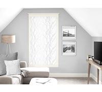 Soleil d'ocre, Liane Brise bise Dévoré, Voile, Polyester, Blanc, 60x160 cm