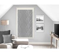 Soleil d'ocre, Liane Brise bise Dévoré, Voile, Polyester, Gris, 60x160 cm