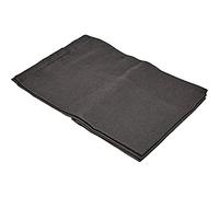 Soleil d'ocre Lot de 3 Serviettes en Coton Panama Anthracite, Gris, 45 x 45 cm