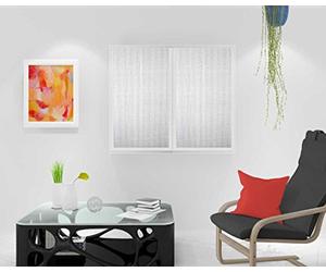 Soleil d'ocre Maelis Paire de Brise Bise, Polyester, Blanc, 45x90 cm