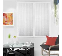 Soleil d'ocre, Maelis Paire de Brise Bise, Polyester, Blanc, 60x160 cm