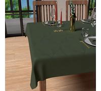 Soleil d'ocre, Nappe carrée Ant-tâches 180x180 cm Luxury Vert