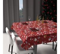 Soleil d'ocre, Nappe Festive imprimée Anti-tâches carrée 180x180 Candy