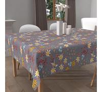Soleil d'ocre, Nappe imprimée Anti-tâches carrée 180x180 cm Artemis