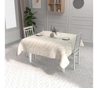Soleil d'ocre, Nappe imprimée Anti-tâches carrée 180x180 cm LUMINIS