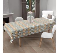 Soleil d'ocre, Nappe imprimée Anti-tâches Rectangle 140x300 cm OURANOS