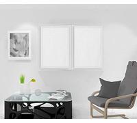 Soleil d'ocre, Noemie Paire de Brise bise, Polyester, Blanc, 60x90 cm