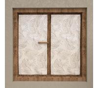Paire de brise bise 45x90 cm CELIA taupe, par Soleil d'Ocre