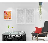 Soleil d'ocre Paire de brise bise 45x90 MAUD gris, Polyester, 45x90 cm